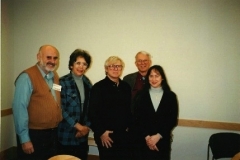 Dr. Bill Perk (2nd from right), organizer of the 1995 syntegration on Old Man River City stands with other participants, including Rep. Younge and CESJ's Dawn Brohawn