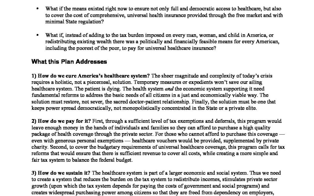 Affording Universal Health Care – Summary (PDF)