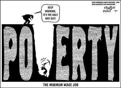 Cartoon – Poverty and the Minimum Wage