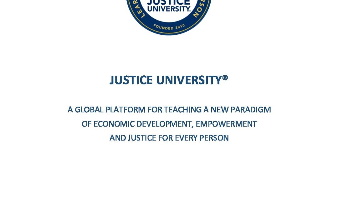 JUSTICE UNIVERSITY: 10-class Certificate Program